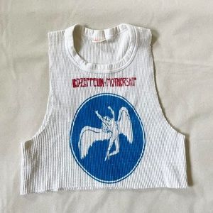 Led Zeppelin Cropped Top